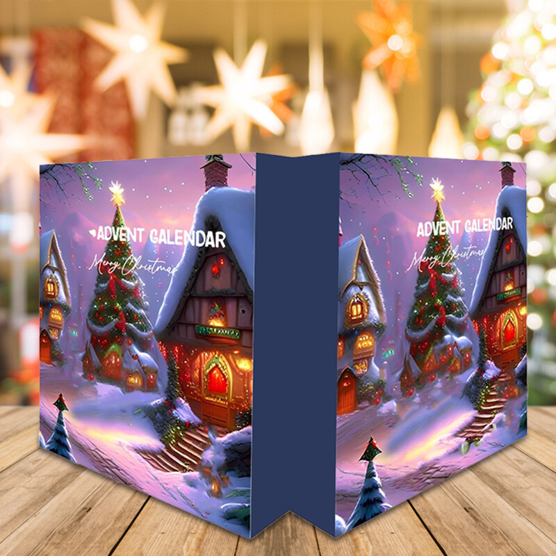 Kalėdų 2024 m. Gnome Advento kalendorius 24 dienų Kalėdų Advento kalendorius su kolekcionuojamomis gnome lėlėmis Kalėdų atgalinio skaičiavimo kalendorius