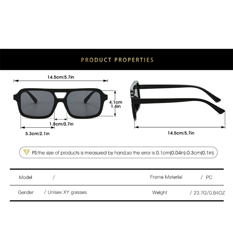 Populiarūs „Square Double Bridges“ moteriški akiniai nuo saulės Vintažiniai „Leopard“ akiniai nuo saulės, skirti moteriškiems retro akiniams Madingi „Oculos“ atspalviai