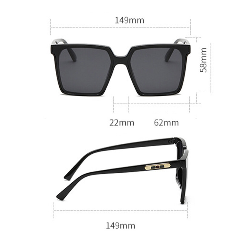 Polarized γυαλιά ηλίου Γυναικεία γυαλιά ηλίου με μεγάλο σκελετό Προστασία υπεριωδών ακτίνων πολυτελείας μάρκας γυαλιά ηλίου σε μόδα Vintage σχεδιαστές γυναικείες φακοί γυαλιών ηλίου