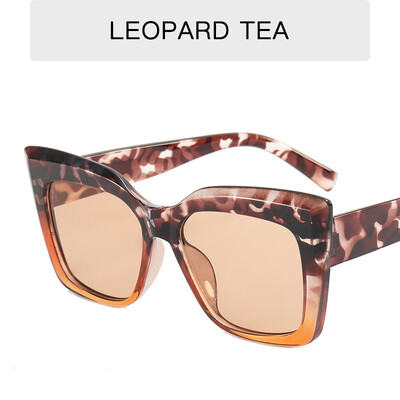 Vintage Cat Eye Oversized Akiniai nuo saulės Moteriški gradiento akinių šešėliai moterims Juodi Prabangūs kvadratiniai akiniai Gafas De Sol UV400