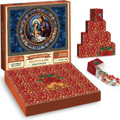 Ziemassvētku Adventes kalendārs 1000 gab. Pieaugušajiem Ziemassvētku atpakaļskaitīšanas kalendārs 2024. gada Ziemassvētku vecīša dāvana pieaugušajiem 1000 gabals