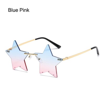 Žvaigždės formos Akiniai nuo saulės Juokingi Pentagram Akiniai Akiniai Kalėdų Dekoracija Vakarėliui Akiniai be rėmelių Akiniai nuo saulės Vairuotojo akiniai