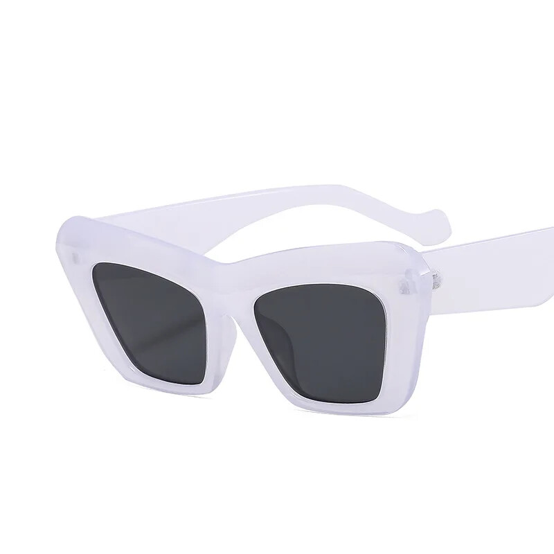 Nauji vintažiniai madingi kačių akių akiniai nuo saulės Cross Border Unikalūs juodi balti raudoni žali lengvi akiniai vyrams ir moterims