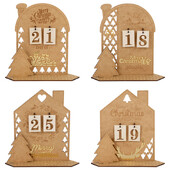 4 stila Ramazanski kalendar Eid Mubarak Poklon odbrojavanje 2025 Lamic Muslim Eid Al-fitr Dekoracija kućnog stola Ukrasi Kalendar