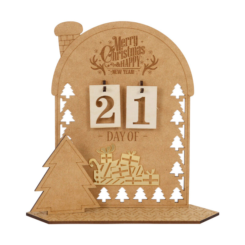 4 stila Ramazanski kalendar Eid Mubarak Poklon odbrojavanje 2025 Lamic Muslim Eid Al-fitr Dekoracija kućnog stola Ukrasi Kalendar