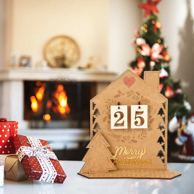 4 stila Ramazanski kalendar Eid Mubarak Poklon odbrojavanje 2025 Lamic Muslim Eid Al-fitr Dekoracija kućnog stola Ukrasi Kalendar