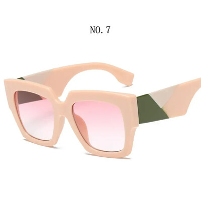 Modes kvadrātveida lielizmēra saulesbrilles sievietēm vīriešiem Luksusa zīmola dizaineru saulesbrilles vīriešiem vīriešu retro brilles UV400 toņos