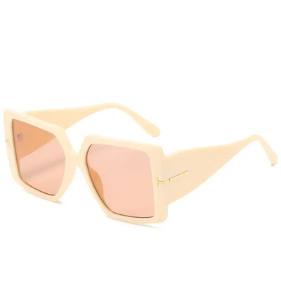 2024 m. Prekės ženklo dizainas Negabaritiniai kvadratiniai Tom akiniai nuo saulės moterims Vyriški madingi retro vasaros vairavimo kelionės UV400 dideli akiniai nuo saulės