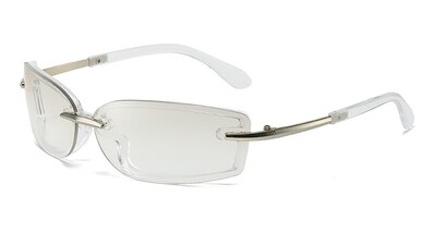 Nove modne punk sunčane naočale četvrtaste Y2K buduće sunčane naočale za žene polumetalne UV400 ulične retro sunčane naočale