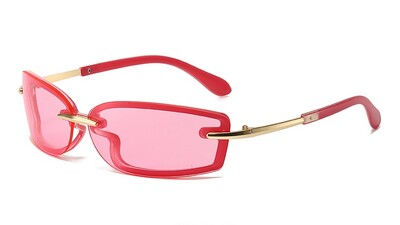 Nove modne punk sunčane naočale četvrtaste Y2K buduće sunčane naočale za žene polumetalne UV400 ulične retro sunčane naočale