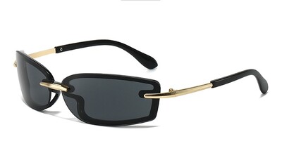 Nove modne punk sunčane naočale četvrtaste Y2K buduće sunčane naočale za žene polumetalne UV400 ulične retro sunčane naočale