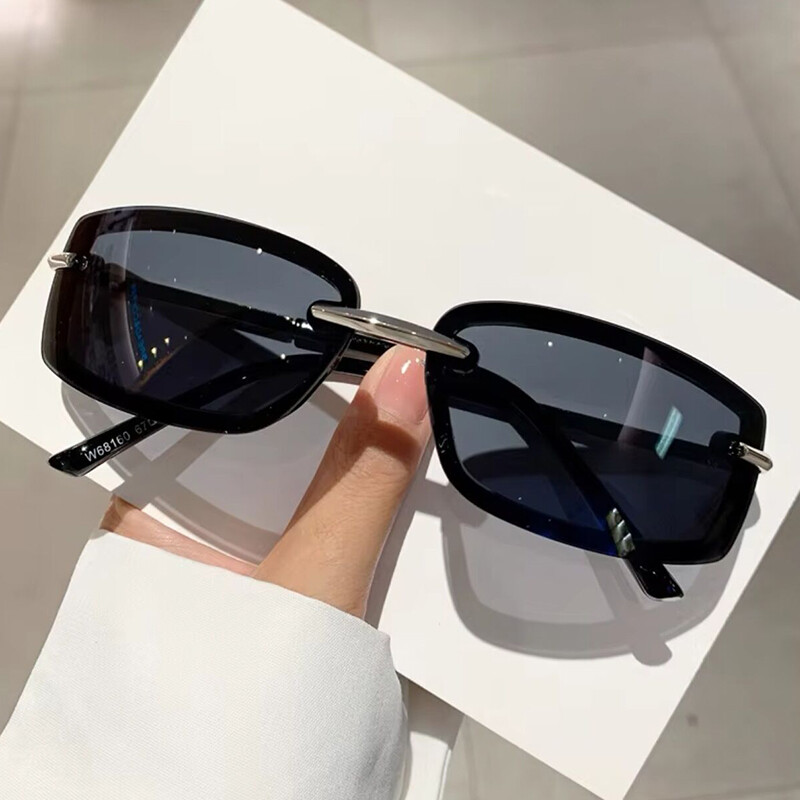 Nove modne punk sunčane naočale četvrtaste Y2K buduće sunčane naočale za žene polumetalne UV400 ulične retro sunčane naočale