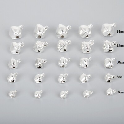 20-300 vnt (6 mm 8 mm 10 mm 12 mm 14 mm) maži varpeliai, palaidi karoliukai, skirti festivalio vakarėliui / Kalėdų eglutei papuošti