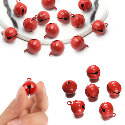 100 vnt. ~ 10 vnt. „Pasidaryk pats“ rankų darbo amatai Kalėdų Naujųjų Metų papuošalų dovanų derinys, palaidi karoliukai, maži varpeliai, Kalėdų dekoravimo dovana