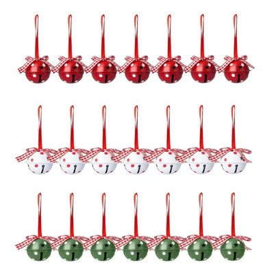 12 tk Christmas Snowflake Jingle Bell metallist dekoratiivne ripats jõulukuuse ehtimiseks jõulupeo kaunistamiseks ﻿