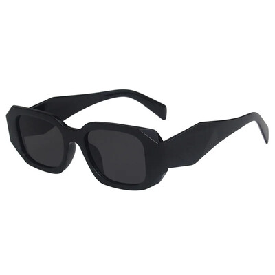 Madingi kvadratiniai akiniai nuo saulės Moteris Prekės ženklo Dizainerė Asmenybė Netaisyklingi senoviniai akiniai nuo saulės Moterims Kelionės Retro Oculos De Sol