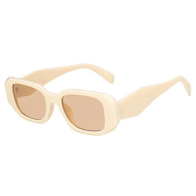 Madingi kvadratiniai akiniai nuo saulės Moteris Prekės ženklo Dizainerė Asmenybė Netaisyklingi senoviniai akiniai nuo saulės Moterims Kelionės Retro Oculos De Sol