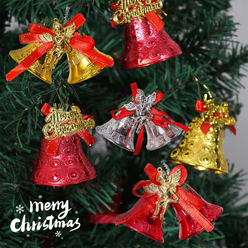 Χριστουγεννιάτικο Κρεμαστό Κουδούνι στολίδι με λινό σχοινί Red Berry DIY Χριστουγεννιάτικο Διακόσμηση Κρεμαστό Δέντρο για το Πρωτοχρονιάτικο πάρτι 2025 Διακόσμηση σπιτιού