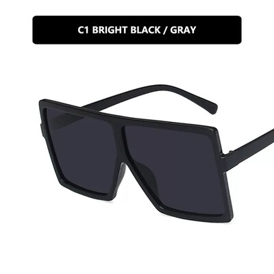 2022 Τετράγωνα γυναικεία γυαλιά ηλίου Γυναικεία γυαλιά οράσεως Πλαστικός σκελετός UV400 Shade Fashion Driving Νέα υπερμεγέθη γυαλιά ηλίου