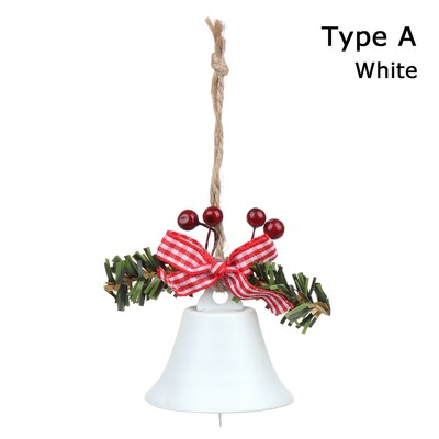 Χριστουγεννιάτικα Jingle Bells Μεταλλικά Χριστουγεννιάτικα Όμορφα Διακοσμητικά Δέντρου DIY Χειροτεχνίες Κρεμαστά ντεκόρ για πάρτι