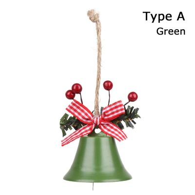 Χριστουγεννιάτικα Jingle Bells Μεταλλικά Χριστουγεννιάτικα Όμορφα Διακοσμητικά Δέντρου DIY Χειροτεχνίες Κρεμαστά ντεκόρ για πάρτι