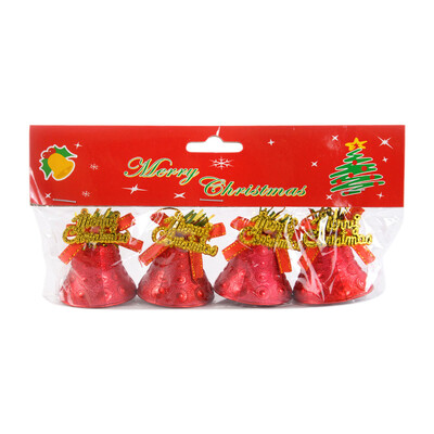 4 db Mini arany karácsonyi csengő díszek karácsonyfa medálok függő dekoráció karácsonyi dekoráció otthonra Navidad újév 2025