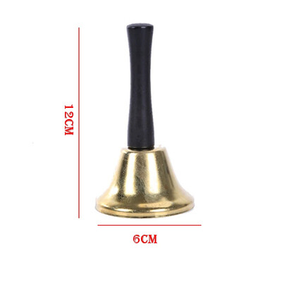 Clopoțel de mână de Crăciun Clopoței Jingle Bells Aur de școală Clopoțel de restaurant Apelați Clopoțel Rechizite de service Crăciun Navidad Noel Anul Nou