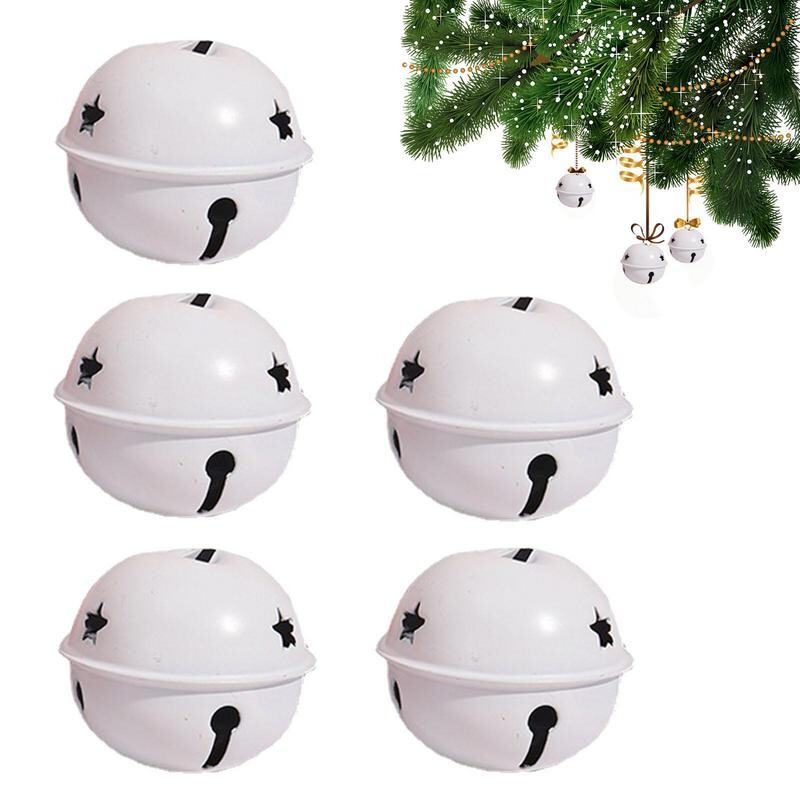 2024 karácsonyfa csilingelő harangok fémes otthoni harangdísz csillagkivágásokkal Vintage kézműves fali koszorúfüzérekhez, ablakokhoz