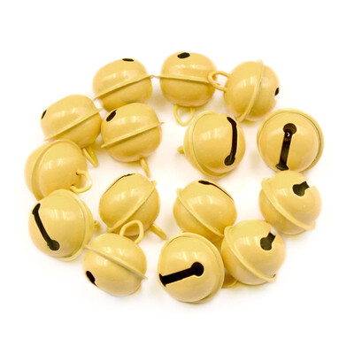 Miwayer 25db fém csengettyűk Macaron színű 22mm karácsonyi partikhoz kézműves dekoráció barkácskészítés kézzel készített anyag