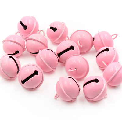 Miwayer 25db fém csengettyűk Macaron színű 22mm karácsonyi partikhoz kézműves dekoráció barkácskészítés kézzel készített anyag