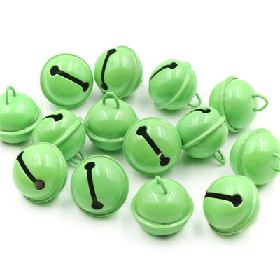 Miwayer 25db fém csengettyűk Macaron színű 22mm karácsonyi partikhoz kézműves dekoráció barkácskészítés kézzel készített anyag