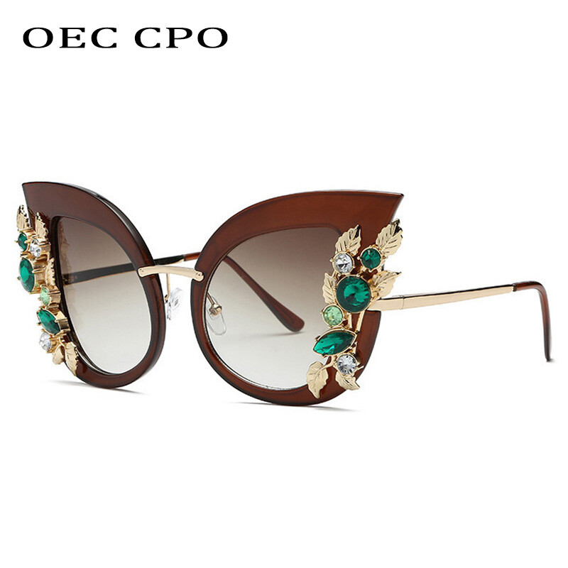 Új Steampunk Gyémánt Napszemüveg Női Férfi Luxus strasszos pillangós napszemüvegek Női Shades Szemüvegek Soleil Femme