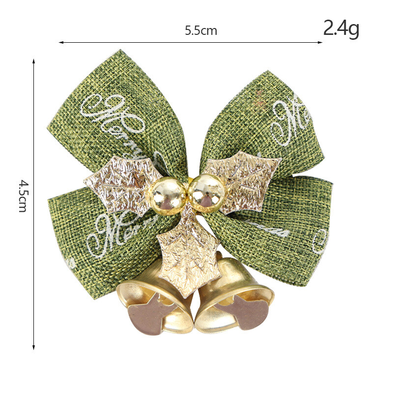 Karácsonyfa medál Mini Bow Bell Karácsony napja Ajándékdoboz Dekorációk Fesztivál Díszek Divat