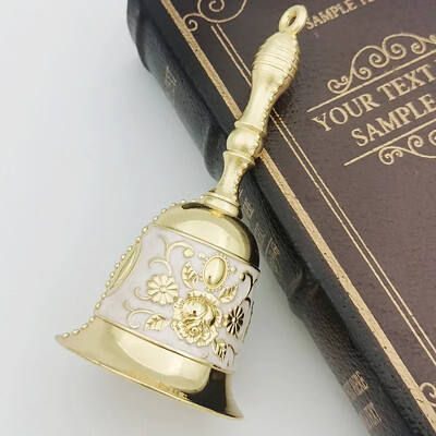 Retro rankinis skambutis Daugiafunkcis varpas, skirtas amatams vestuvių dekoravimui Signalizacija Mokykla Bažnyčia Klasė Baras Viešbutis Vintage Bell 2023