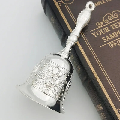 Retro rankinis skambutis Daugiafunkcis varpas, skirtas amatams vestuvių dekoravimui Signalizacija Mokykla Bažnyčia Klasė Baras Viešbutis Vintage Bell 2023