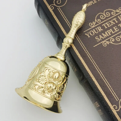 Retro rankinis skambutis Daugiafunkcis varpas, skirtas amatams vestuvių dekoravimui Signalizacija Mokykla Bažnyčia Klasė Baras Viešbutis Vintage Bell 2023