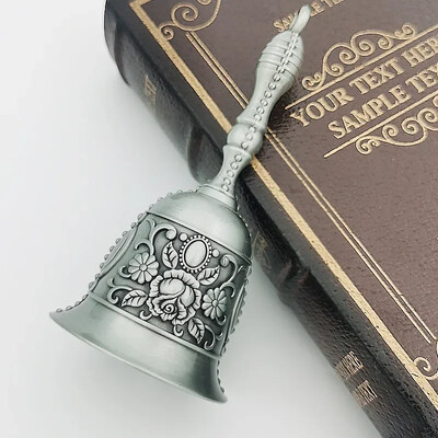 Retro rankinis skambutis Daugiafunkcis varpas, skirtas amatams vestuvių dekoravimui Signalizacija Mokykla Bažnyčia Klasė Baras Viešbutis Vintage Bell 2023