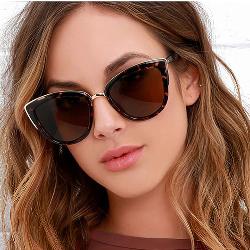 Ochelari de soare retro Cateye pentru femei Polarizati Vintage Classic Eyewear Protectie UV400