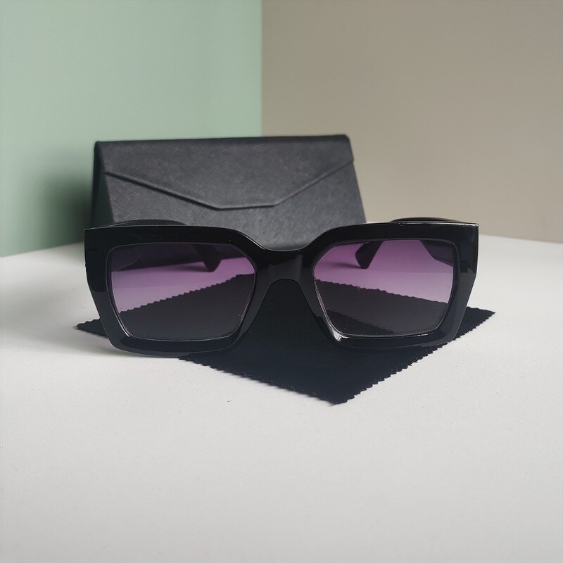 Luksusa modes dizaineru vīriešu sieviešu saulesbrilles populāras modernas zīmola Unisex kvadrātveida saulesbrilles stilīgi toņi UV400