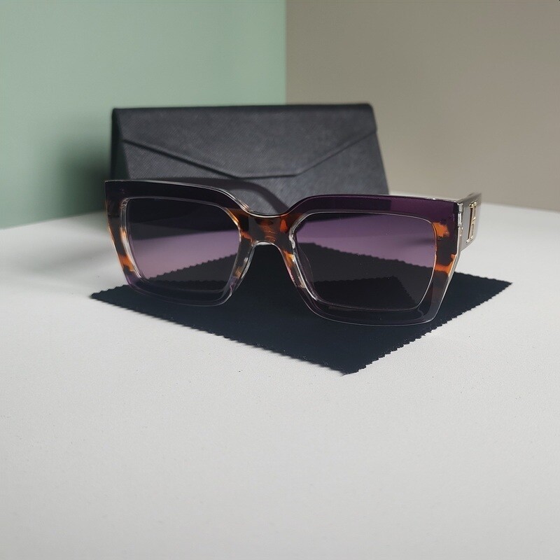 Luksusa modes dizaineru vīriešu sieviešu saulesbrilles populāras modernas zīmola Unisex kvadrātveida saulesbrilles stilīgi toņi UV400