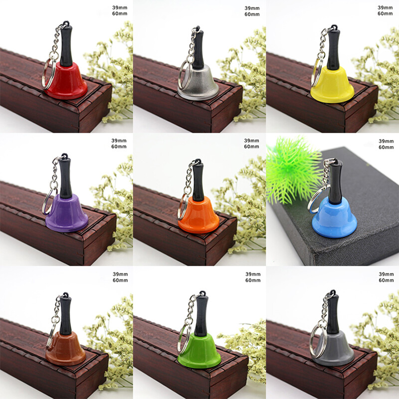 39 mm-es fém karácsonyi kézi csengő Mikulás csengettyűk vacsoraparti kellékek buli Ünnepelje Csörgő Eszközök Karácsony újév 2023