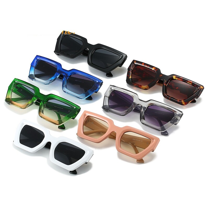 Juodi kvadratiniai akiniai nuo saulės Moteriški vyrų rėmeliai Kelioniniai lauko akiniai nuo saulės moteriški prabangūs prekės ženklo šešėliai UV400 vyriški Gafas de sol