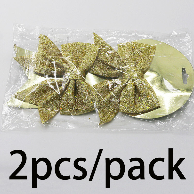 (2 vnt./pak.) 15*12,5 cm kalėdinis lankelis perlas, medvilninis Kalėdų eglutės papuošimas, pakabukas, sieninis vitrinos langas, rekvizitas „pasidaryk pats“ plaukų segtukas