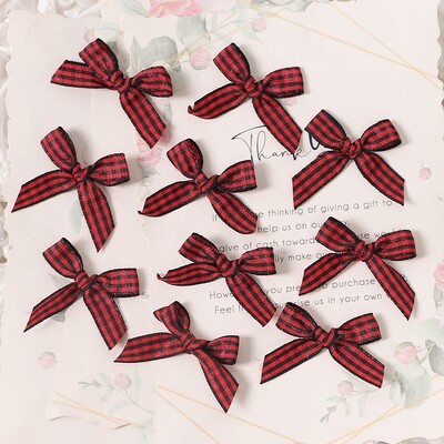 10/20/30Pcs Χριστουγεννιάτικη Διακόσμηση Κορδέλα Φιόγκοι Χριστουγεννιάτικο δέντρο Κρεμαστό στολίδι για διακόσμηση σπιτιού DIY Πρωτοχρονιά 2025 Δώρα Αξεσουάρ