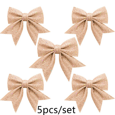 5 vnt. 14 cm putojantis lankelis Kalėdų puošmena Kalėdų eglutės pakabukas Ornamenta Namų Kalėdų Naujųjų Metų vakarėlis „Pasidaryk pats“ lankeliai Dekoracijos