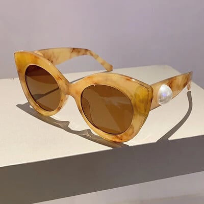 Divatos Vintage túlméretezett macskaszem napszemüvegek női napszemüvegek punk árnyalatú luxusmárka tervező szexi szemüvegek UV400