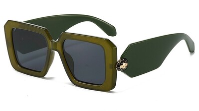 Μοντέρνα ρετρό γυαλιά ηλίου με τετράγωνο σκελετό για επαγγελματικά ταξίδια, φωτογραφία δρόμου, πολυτελή ντιζάιν γυαλιά προστασίας από τον ήλιο