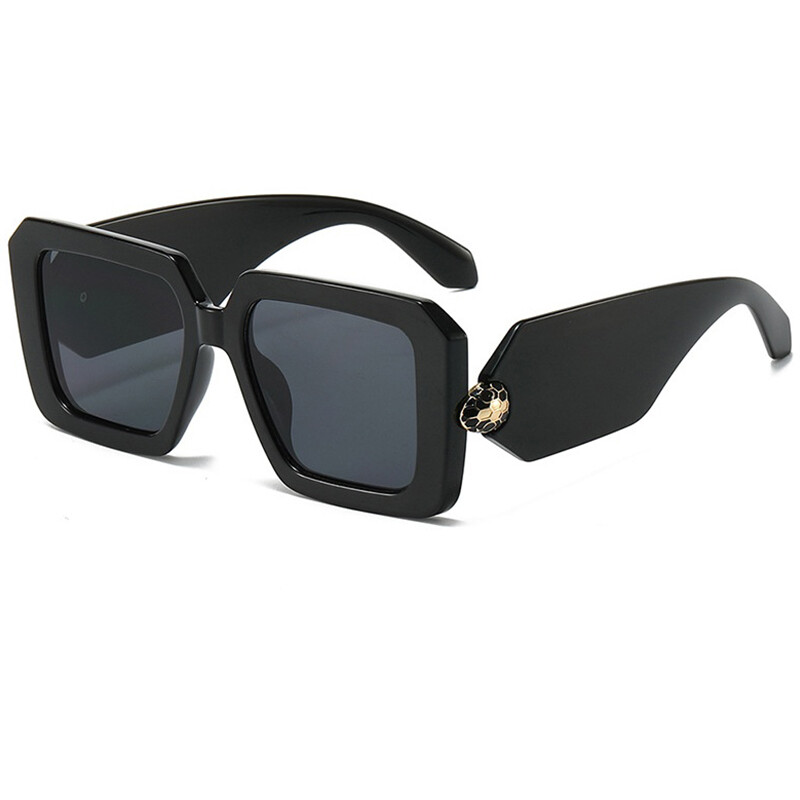 Μοντέρνα ρετρό γυαλιά ηλίου με τετράγωνο σκελετό για επαγγελματικά ταξίδια, φωτογραφία δρόμου, πολυτελή ντιζάιν γυαλιά προστασίας από τον ήλιο