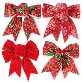 Kalėdų sniego krašto raudonais vaisiais margintas lankelis „pasidaryk pats“ Kalėdų eglutės dovanų dėžutės dekoravimo scenos dekoravimo lankas