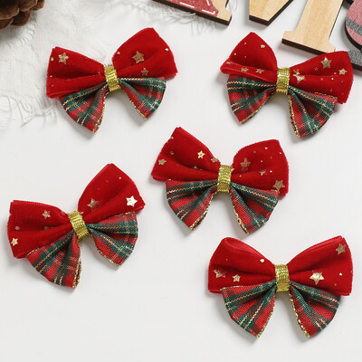 10/20 τμχ Χριστουγεννιάτικη διακόσμηση Φιόγκος Κόκκινο Διακόσμηση Δωματίου Εξωτερικού Χριστουγεννιάτικου Δέντρου Κρεμαστό DIY Πρωτοχρονιά 2025 Αξεσουάρ συσκευασίας δώρου